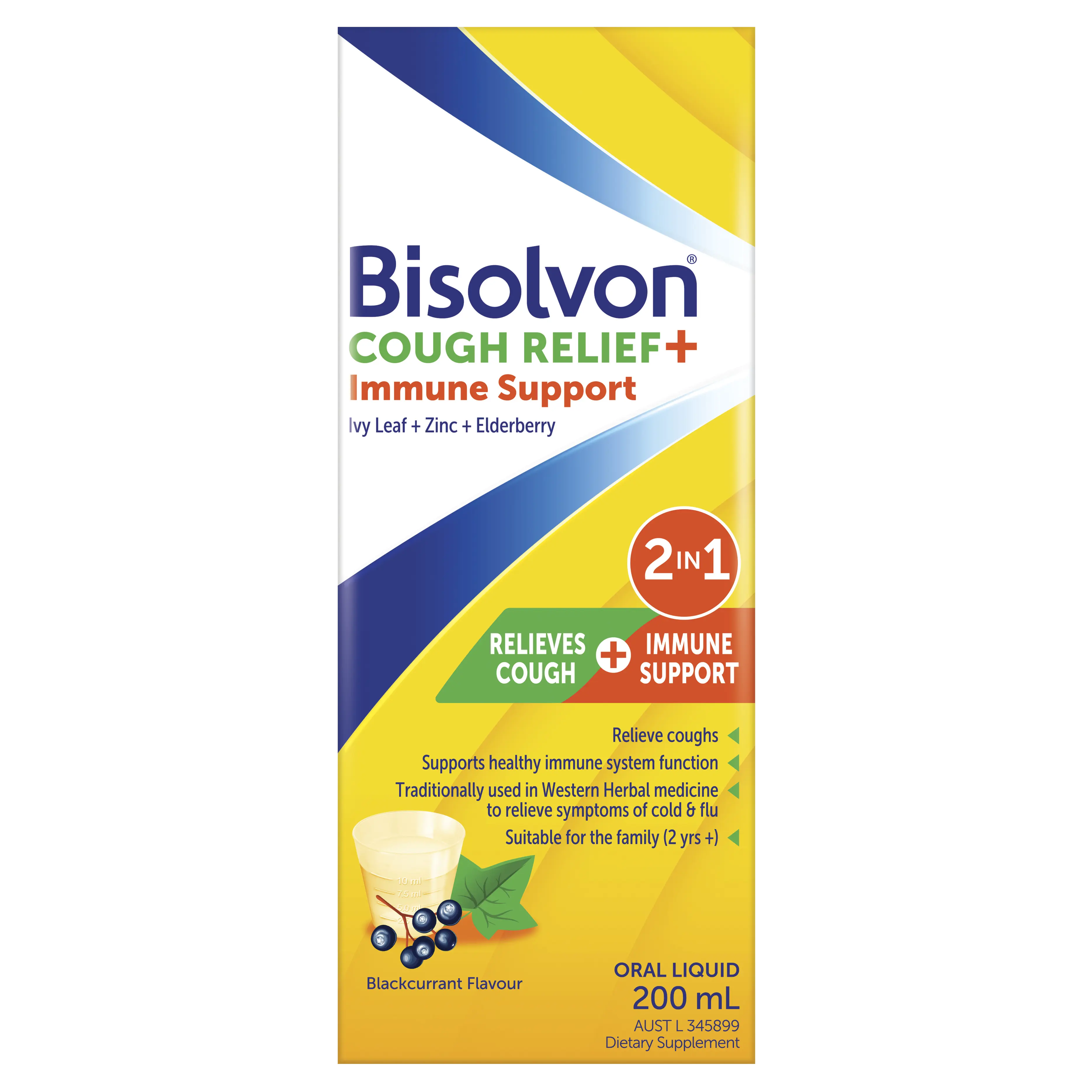 BISOLVON® COUGH RELIEF + IMMUNE SUPPORTLIQUID