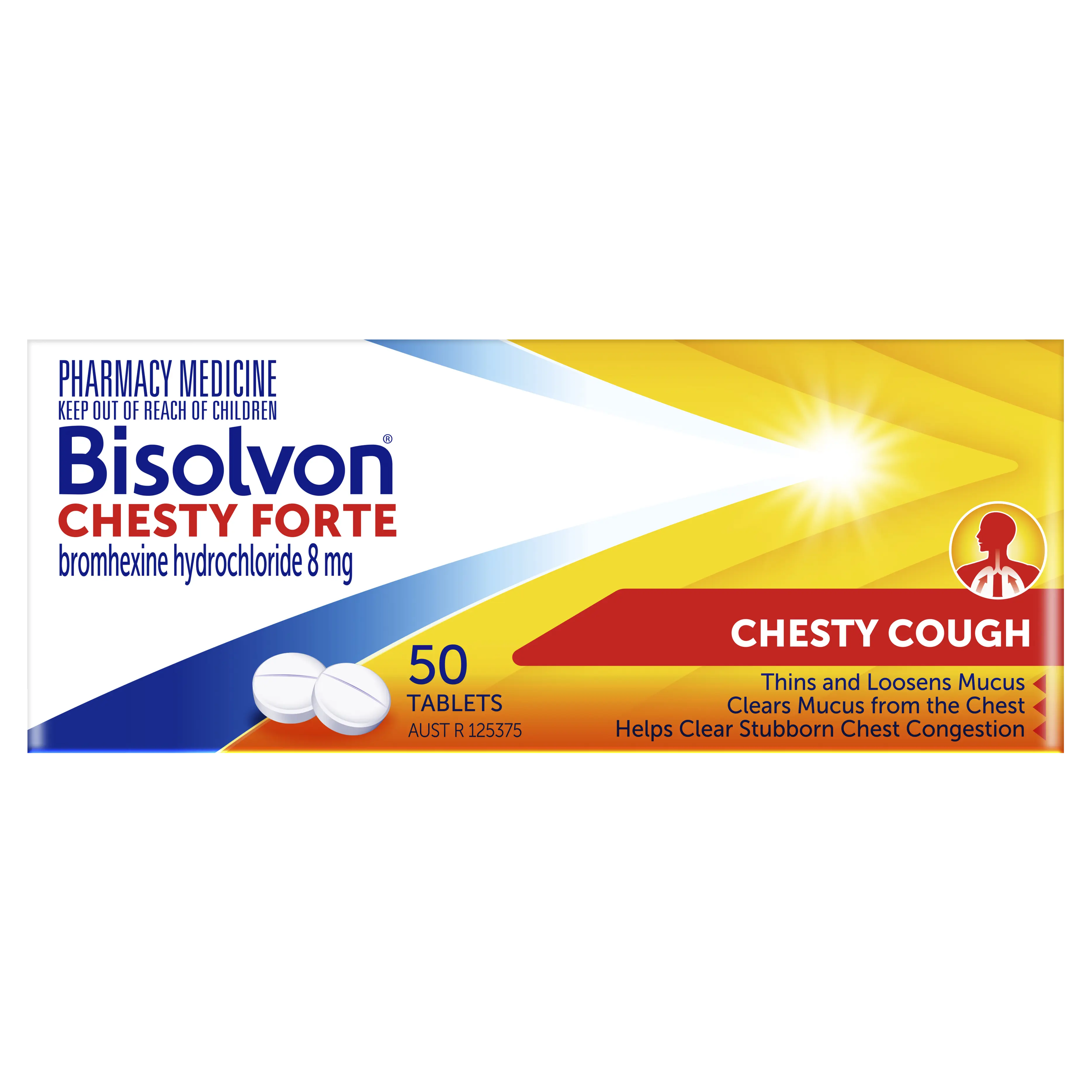 Bisolvon® Chesty Forte Tablets For Chesty Coughs